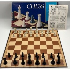 Golden Classic Chess Set Complete with Folding Board & Instructions Lakeside